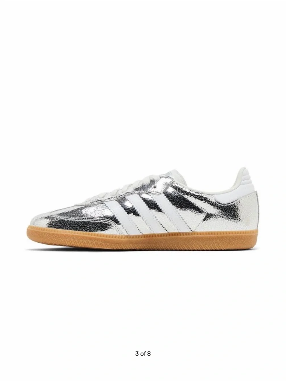 adidas  Metallic Silver Samba